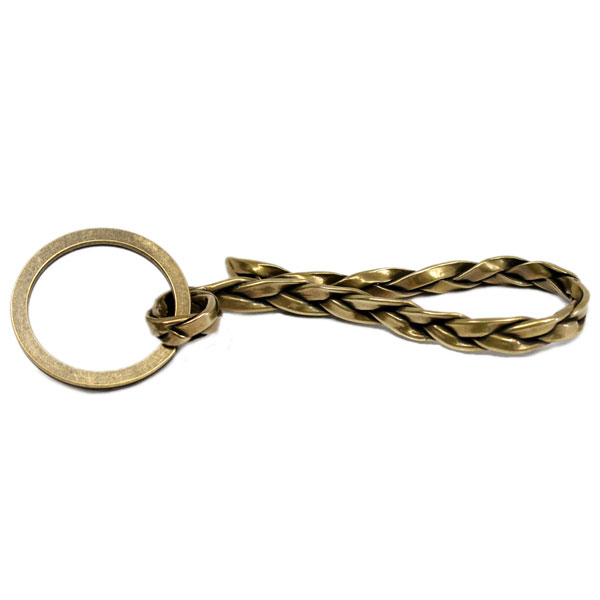 VASSER(バッサー)Vintage Woven Key Chain Brass(ビンテージウーブンキーチェーンブラス)