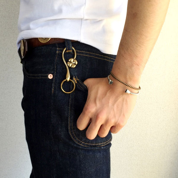VASSER(バッサー)Clover Key Chain Brass(クローバーキーチェーンブラス)