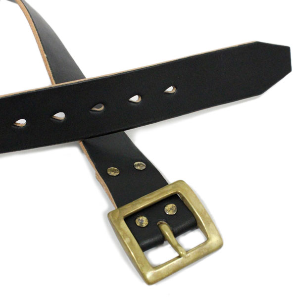VASSER(バッサー)Mighty Leather Belt Classic Black(マイティーレザーベルト クラシックブラック)