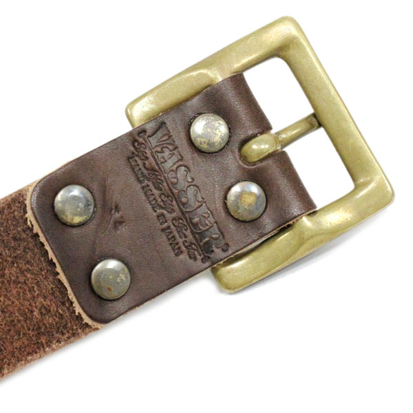 VASSER(バッサー)Mighty Leather Belt Classic Brown(マイティーレザーベルト クラシックブラウン)