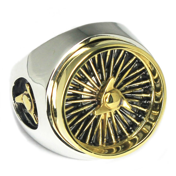 VASSER（バッサー）Wire Wheel Ring Silver(ワイヤーホイール