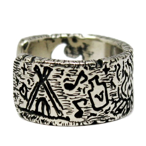 VASSER(バッサー)Sketch Ring(スケッチリング) [Camp Night(キャンプナイト)] 小指向けフリーサイズ