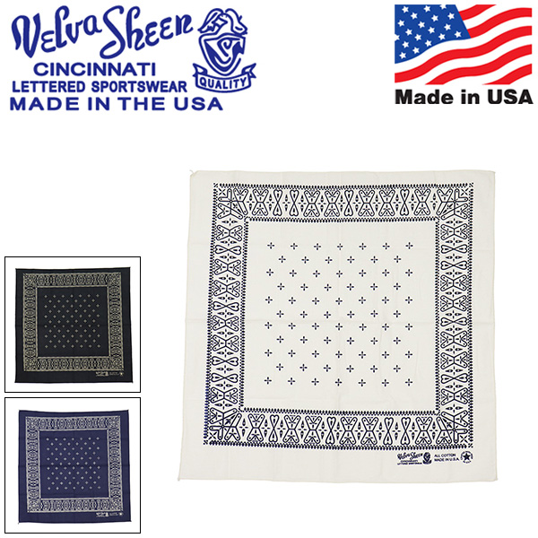 正規取扱店 Velva Sheen (ベルバシーン) 161516 BANDANA CROSS