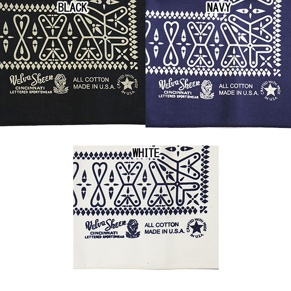 正規取扱店 Velva Sheen (ベルバシーン) 161516 BANDANA CROSS
