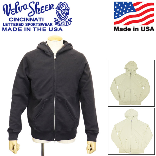 Velva Sheen ベルバシーン パーカー メンズ S レッド USA製 アクリル混 80s ヴィンテージ USMC アメリカ海兵隊 フーディー 正規取扱店 Velva Sheen (ベルバシーン) 161519 HOODED W-ZIP SWEAT