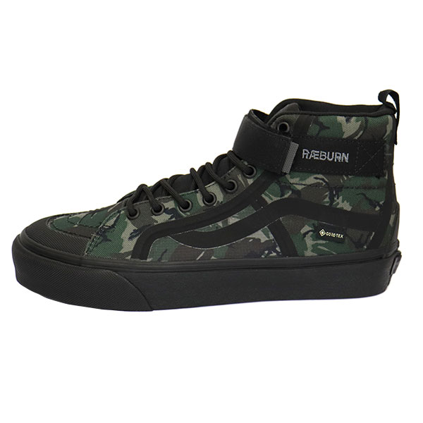 VANS x RAEBURN レディーススニーカー ミリタリーグリーン 正規取扱店 VANS (ヴァンズ バンズ) VN0A4BVKCMA Sk8-Hi Gtx Vr3