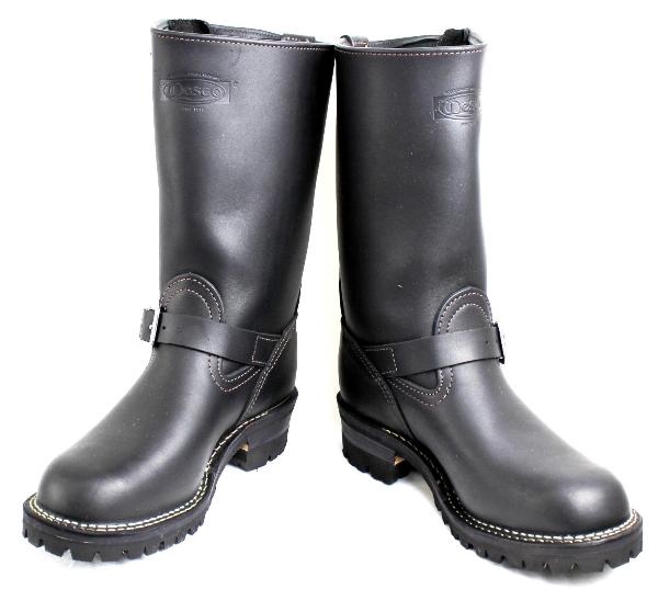 Wescoウエスコ　正規ディーラー Boss ボス Black,11height,#100 sole,Black ink,Nickle Buckle BS53