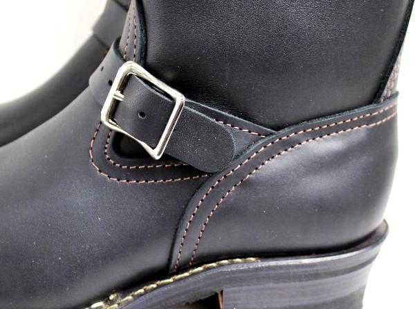 Wescoウエスコ　正規ディーラー Boss ボス Black,11height,#100 sole,Black ink,Nickle Buckle BS53