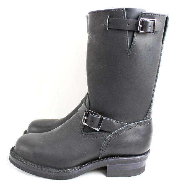 Wescoウエスコ　正規ディーラー Boss ボス Black,10height,#430 sole,All Black Stitching,Black ink,Black Roller Buckle BS58