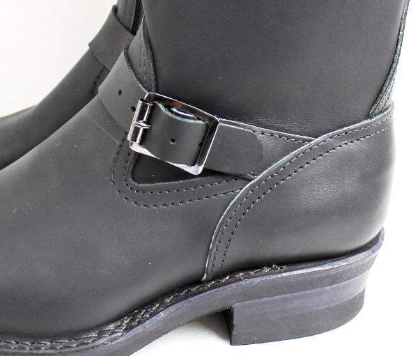 Wescoウエスコ　正規ディーラー Boss ボス Black,10height,#430 sole,All Black Stitching,Black ink,Black Roller Buckle BS58