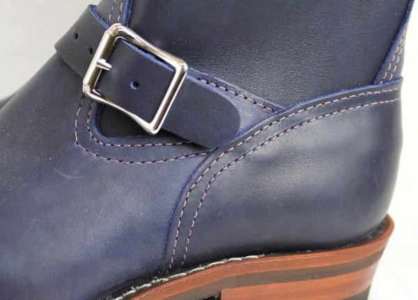 Wescoウエスコ　正規ディーラー Boss ボス Navy ネイビー,11height,#100 sole,Brown ink,Nickle Buckle BS60