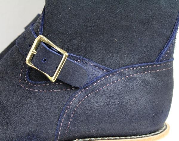 Wescoウエスコ　正規ディーラー Boss ボス Navy Rough Out ネイビーラフアウト, 9height, #1010sole, Brass Buckle BS61