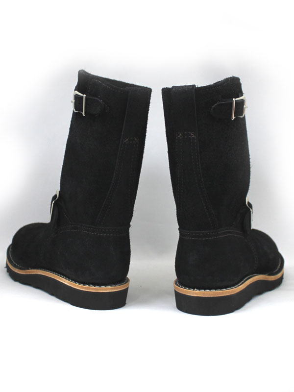 Wescoウエスコ　正規ディーラー Boss ボス Black Roughout黒裏革, 9height, #4014sole, Nickle Buckle BS62