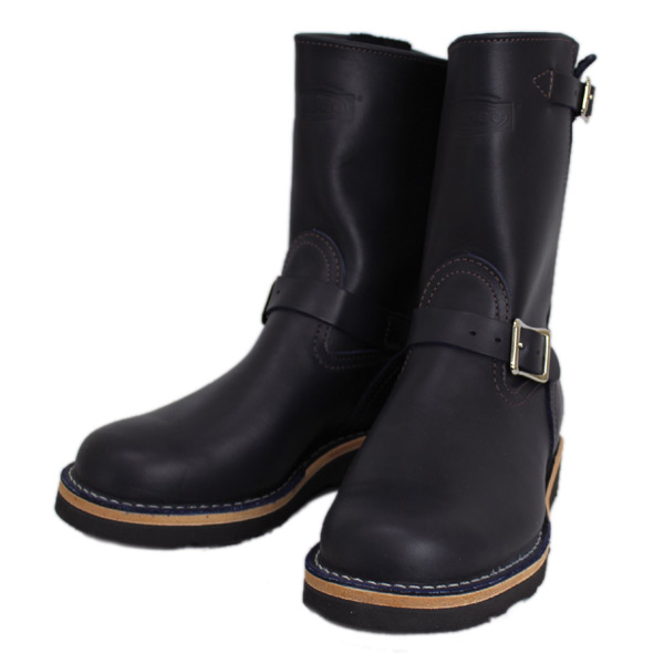 Wescoウエスコ　正規ディーラー Boss ボス Navy ネイビー, 9height, #4014sole, Nickle Buckle BS64