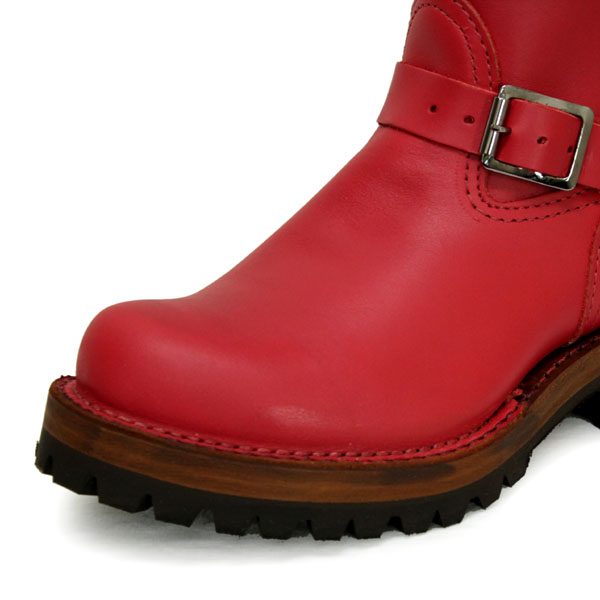 Wescoウエスコ 正規ディーラー Boss ボス Red Leather,14height,#100Fsole,Black Bucles BS74