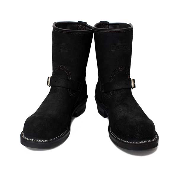 Wescoウエスコ 正規ディーラー Bossボス Black Roughout,8height,#430sole,Pearl Roller Buckle,Steel Toe BS77