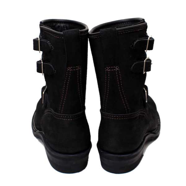 Wescoウエスコ 正規ディーラー Bossボス Black Roughout,8height,#430sole,Pearl Roller Buckle,Steel Toe BS77