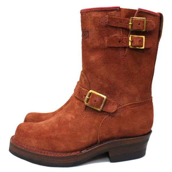 Wescoウエスコ 正規ディーラー Bossボス Redwood Roughout,9height,#430sole,Double Midsole,2Top Straps,Brass Roller Buckles BS78