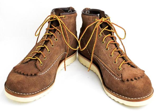 Wescoウエスコ　正規ディーラー Jobmasterジョブマスター Brown ブラウン, All Rough Out, Lace to Toe, 6height, #1010 sole JM27