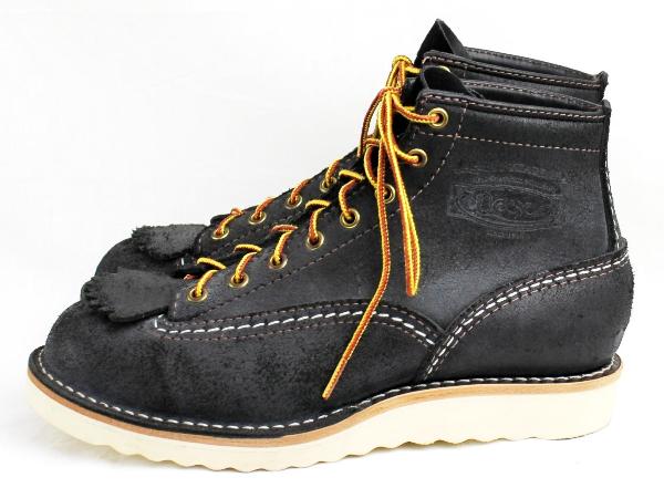 Wescoウエスコ　正規ディーラー Jobmasterジョブマスター Black ブラック, All Rough Out, Lace to Toe, 6height, #1010 sole JM29