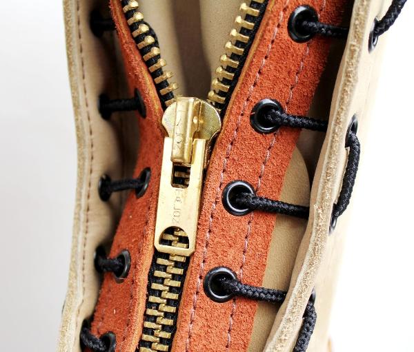Wescoウエスコ　正規ディーラー　11ホール用 Lace in Zipper レースインジッパー Redwood Rough Out レッドウッド ラフアウト