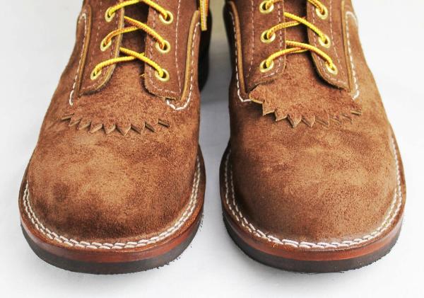 正規ディーラー Wescoウエスコ Jobmasterジョブマスター Brown RoughOutブラウンラフアウト,Semi Lace to Toe, 10height,#430sole JM32