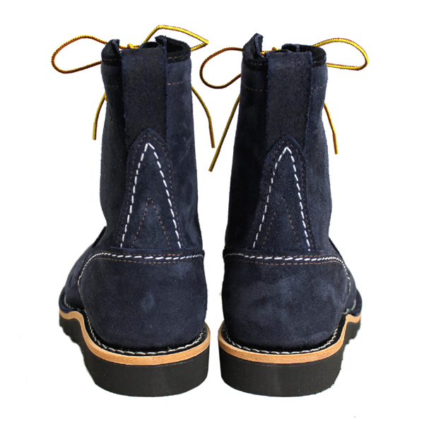 正規 Wescoウエスコ Jobmasterジョブマスター Navy Rough Out ネイビーラフアウト,  Semi Lace to Toe, 8height,#4014sole JM42