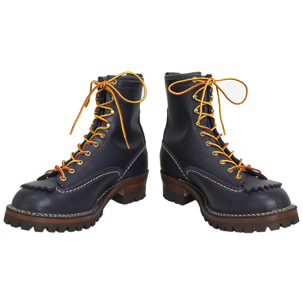 正規 Wescoウエスコ Jobmasterジョブマスター Navyネイビー Leather, Lace to Toe, 8height,#100sole JM45