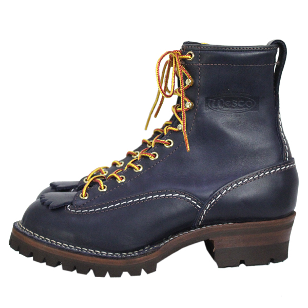 正規 Wescoウエスコ Jobmasterジョブマスター Navyネイビー Leather, Lace to Toe, 8height,#100sole JM45