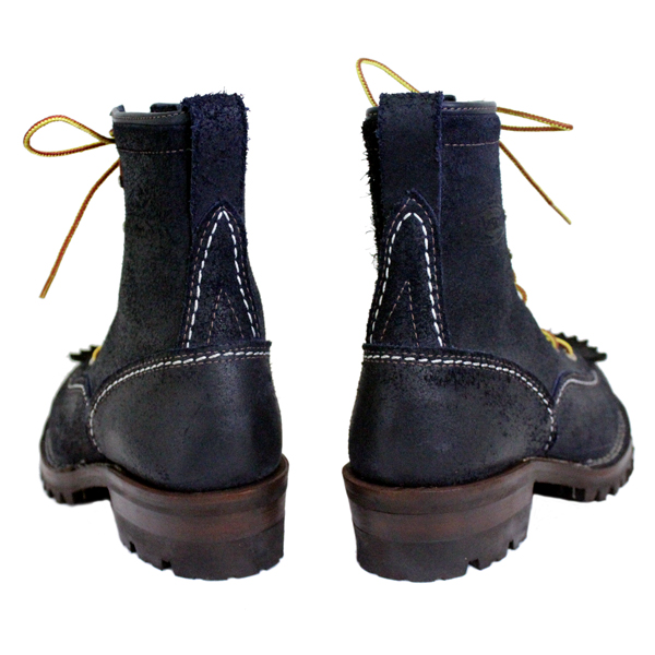 正規 Wescoウエスコ Jobmasterジョブマスター Navy Rough Out ネイビーラフアウト, Lace to Toe, 8height,#100sole JM46