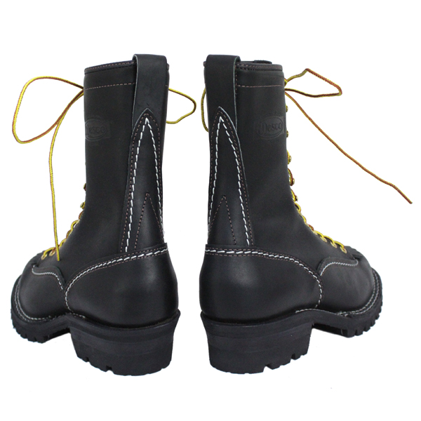 正規 Wescoウエスコ Jobmasterジョブマスター Black ブラック, Lace to Toe, 10height,#100sole JM47
