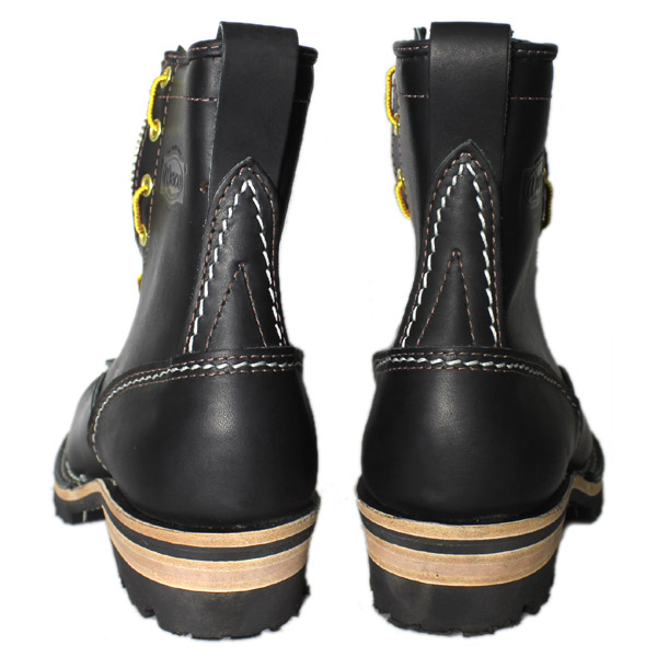 正規 Wescoウエスコ Jobmasterジョブマスター Black ブラック Leather,Lace to Toe,8height,#100sole,Lace in Zipper JM50