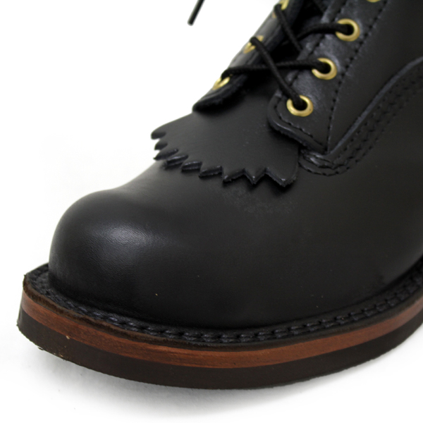 正規 Wescoウエスコ Jobmasterジョブマスター Black Tie，Semi Lace to Toe，8height，#430 Sole，Bubble Toe JM51