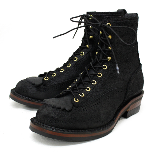 正規 Wescoウエスコ Jobmasterジョブマスター Black Rough Out Lace to