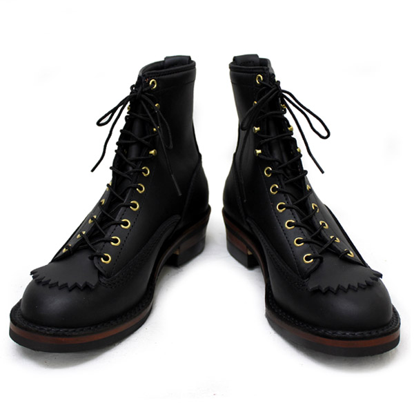 正規 Wescoウエスコ Jobmasterジョブマスター Black，Lace to Toe，8height，#430 Sole，Boss Toe JM54