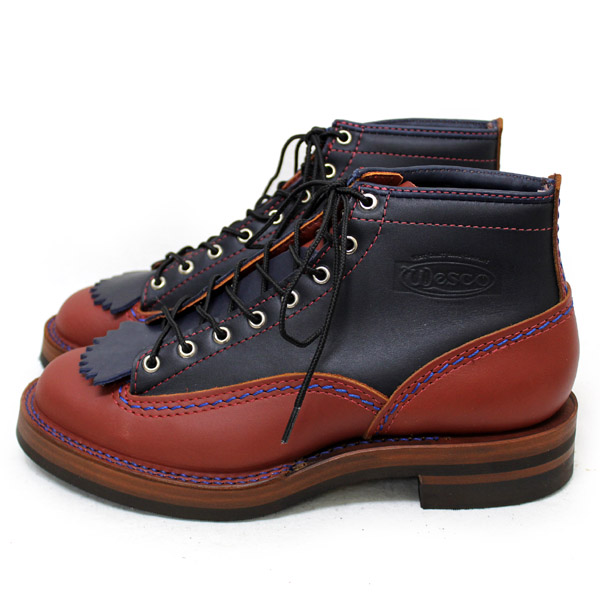 正規 Wescoウエスコ Jobmasterジョブマスター RedWood & Navy Leather，Lace to Toe，6height，#430 Sole，MP Toe JM56