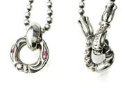 正規LONE ONES(ローンワンズ)　LINKED HERON RING with RUBY MEDIUM MF BALL CHAN(リンクドヘロンリング ルビー M MFボールチェーン)