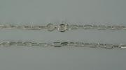 Silver Chain(シルバーチェーン)　6mm Oval Square Flat Chain(6mm オーバルスクエアーフラットチェーン)