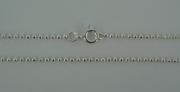 Silver Chain(シルバーチェーン)　1,8mm　Square Ball Chain(1,8mm　スクエアーボールチェーン)　