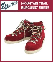 DANNER(ダナー) THREE WOOD別注　MOUNTAIN TRAIL マウンテントレイル  BURGUNDY SUEDE バーガンディースエード(ワインレッド)