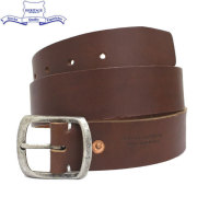 正規取扱店 HERITAGE LEATHER CO.(ヘリテージレザー) NO.7931 1.5"Leather Belt (1.5インチ レザーベルト) Brown HL047