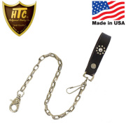 【美品】HTC \"ターコイズスタッズ＂レザーウォレットチェーン HTC ウォレットチェーン ターコイズ HTC Wallet Chain #D-Style