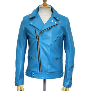 正規取扱店 Lewis Leathers(ルイスレザーズ)　No.441T　CYCLONE TIGHT FIT(サイクロン タイトフィット)　TURQUOISE ターコイズ