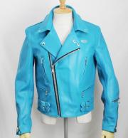 正規取扱店 Lewis Leathers(ルイスレザーズ)　No.441T　CYCLONE TIGHT FIT(サイクロン タイトフィット)　TURQUOISE ターコイズ