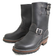 Wescoウエスコ　正規ディーラー Boss ボス Black ブラック,9height,#100 sole,2straps,エンジニアブーツ BS68