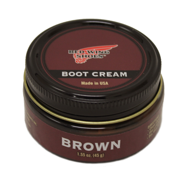 正規取扱店 RED WING(レッドウィング) 97112 ブーツクリーム (ツヤ出し 保革クリーム) BROWN ブラウン