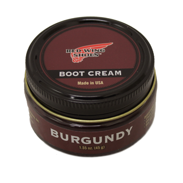 正規取扱店 RED WING(レッドウィング) 97113 ブーツクリーム (ツヤ出し 保革クリーム) BURGUNDY バーガンディー
