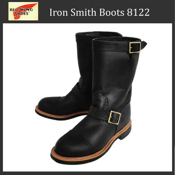 2011-2012新作 正規代理店 REDWING (レッドウィング) 8122 11inch IRONSMITH アイアンスミスブーツ BLACK HARNESS