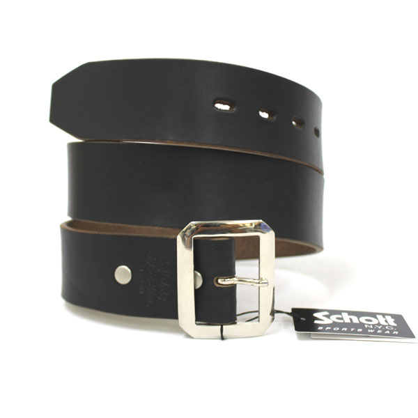 正規取扱店 SCHOTT(ショット) PERFECTO BELT(パーフェクトベルト) BLACK ブラック