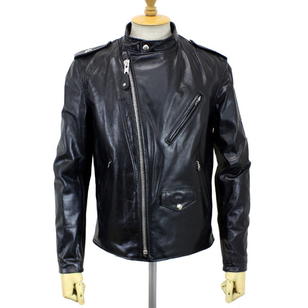 正規取扱 SCHOTT(ショット) 603US STAND ONESTAR RIDERS JACKET(スタンドワンスターライダースジャケット) BLACK ブラック